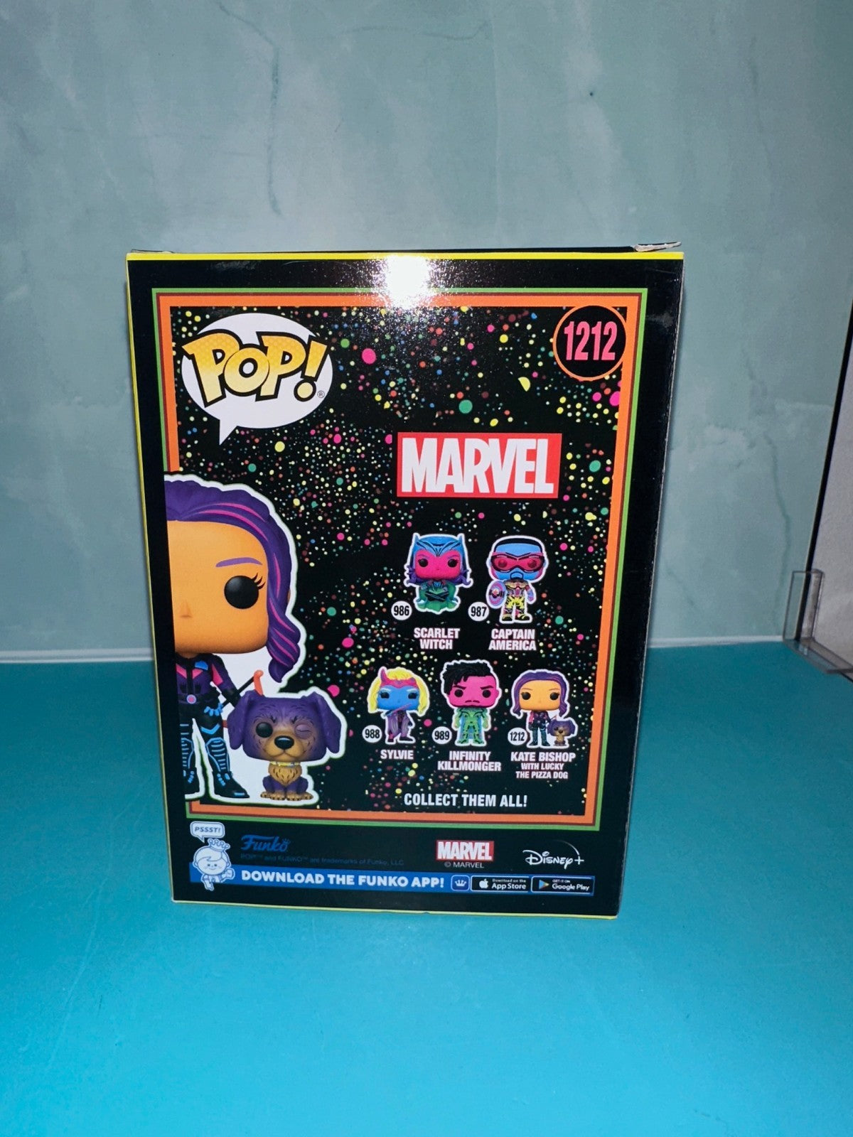 Funko Pop! Marvel Kate Bishop with Lucky Pizza Dog #1212