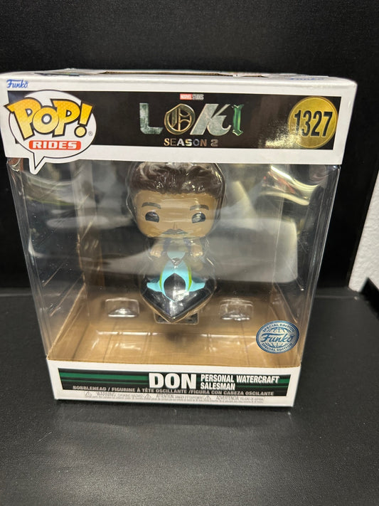 Funko Pop Rides Marvel Loki Don Personal Watercraft Salesman #1327