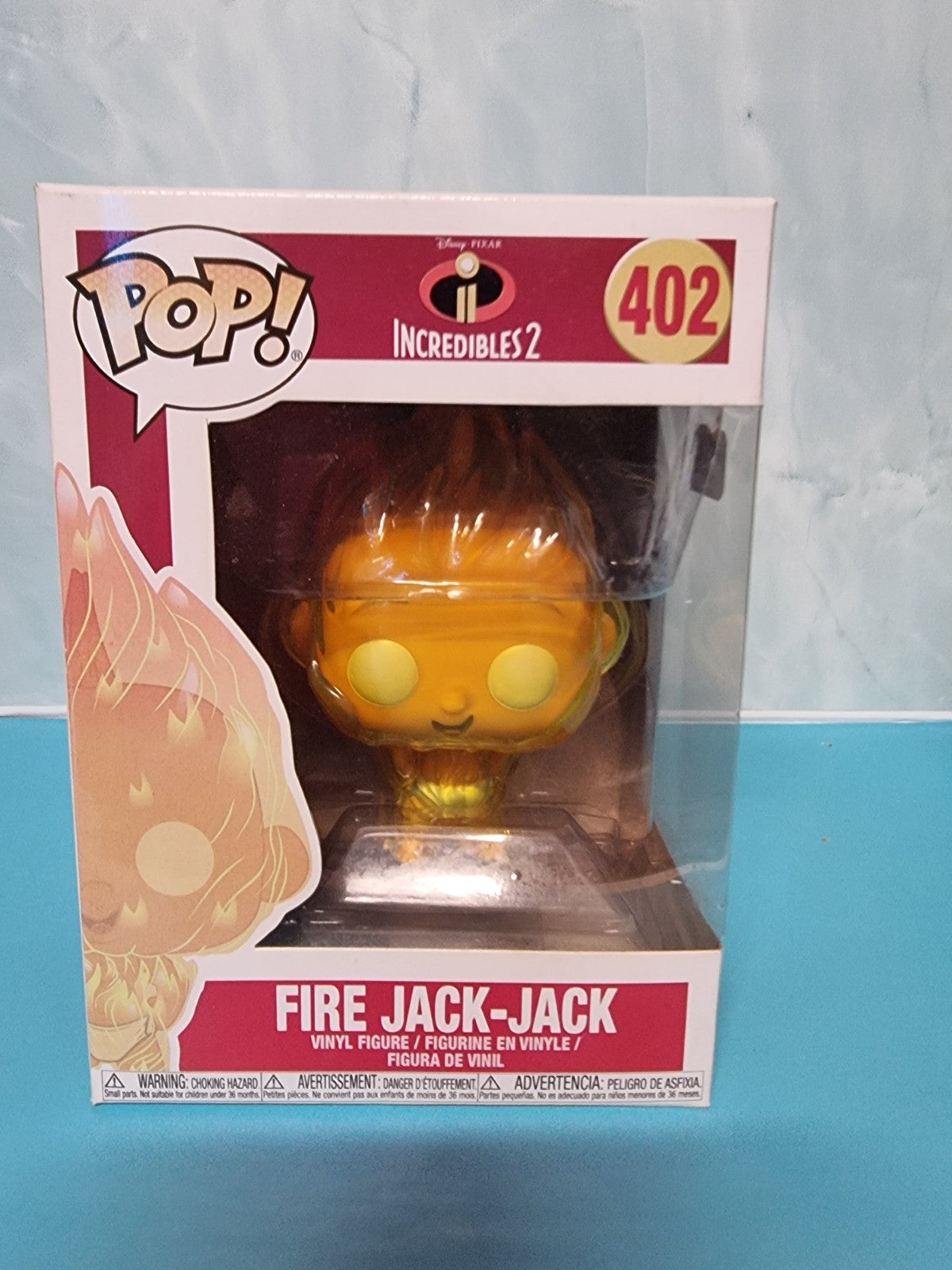 Pop Vinyl Disney Pixar Incredibles 2 MIB 402 Fire Jack-Jack 2018