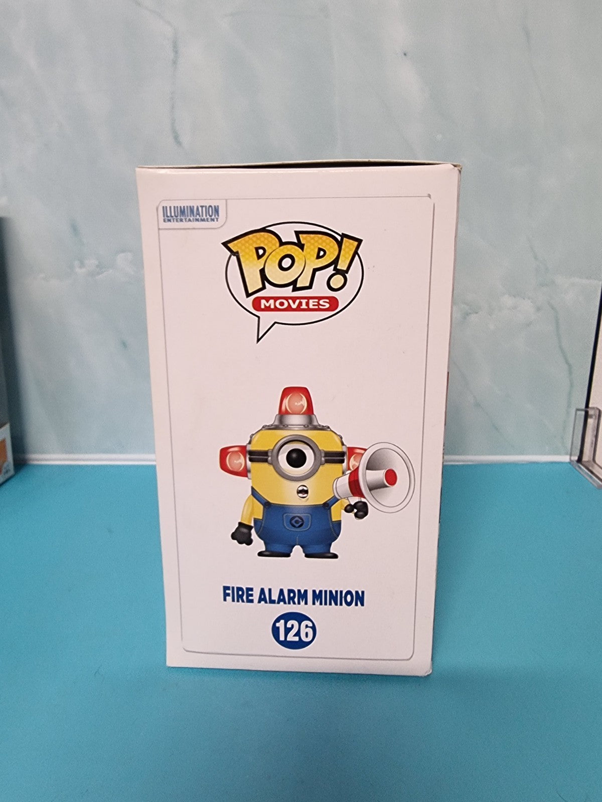 FUNKO POP MOVIES DESPICABLE ME #126 FIRE ALARM MINION VAULTED VINYL FIGURE