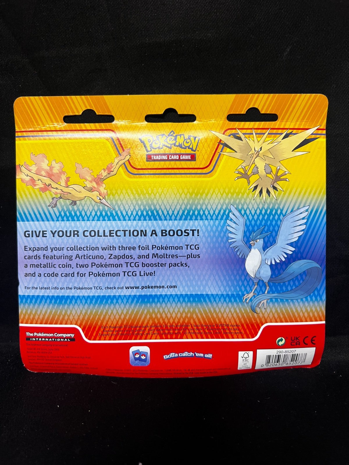Pokemon TCG Enhanced Legendary Birds 2 Pack Blister with Articuno Zapdos Moltres