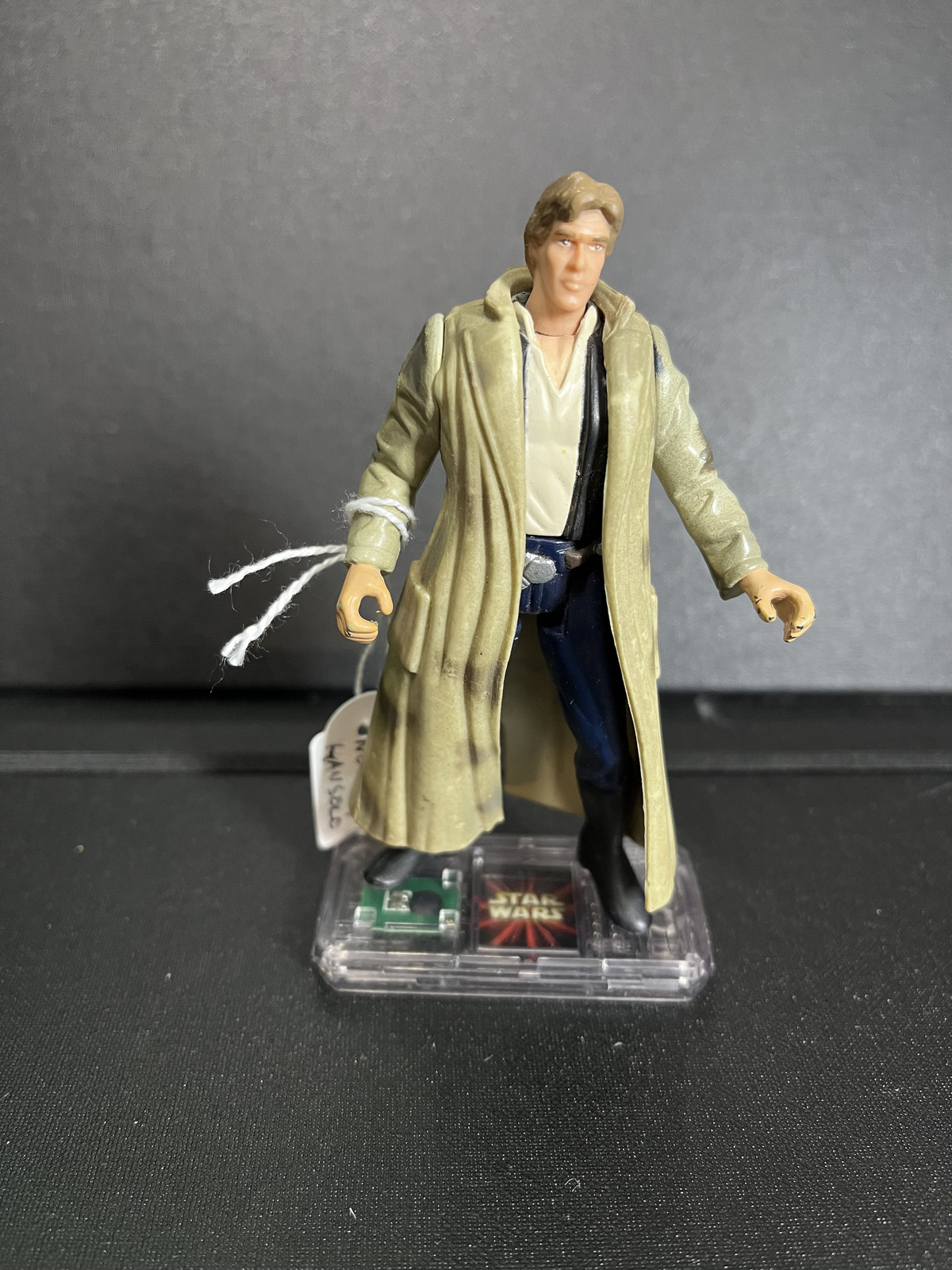 Han Solo in Endor Gear (Trench Coat) Star Wars POTF2 3.75 Loose Action Figure