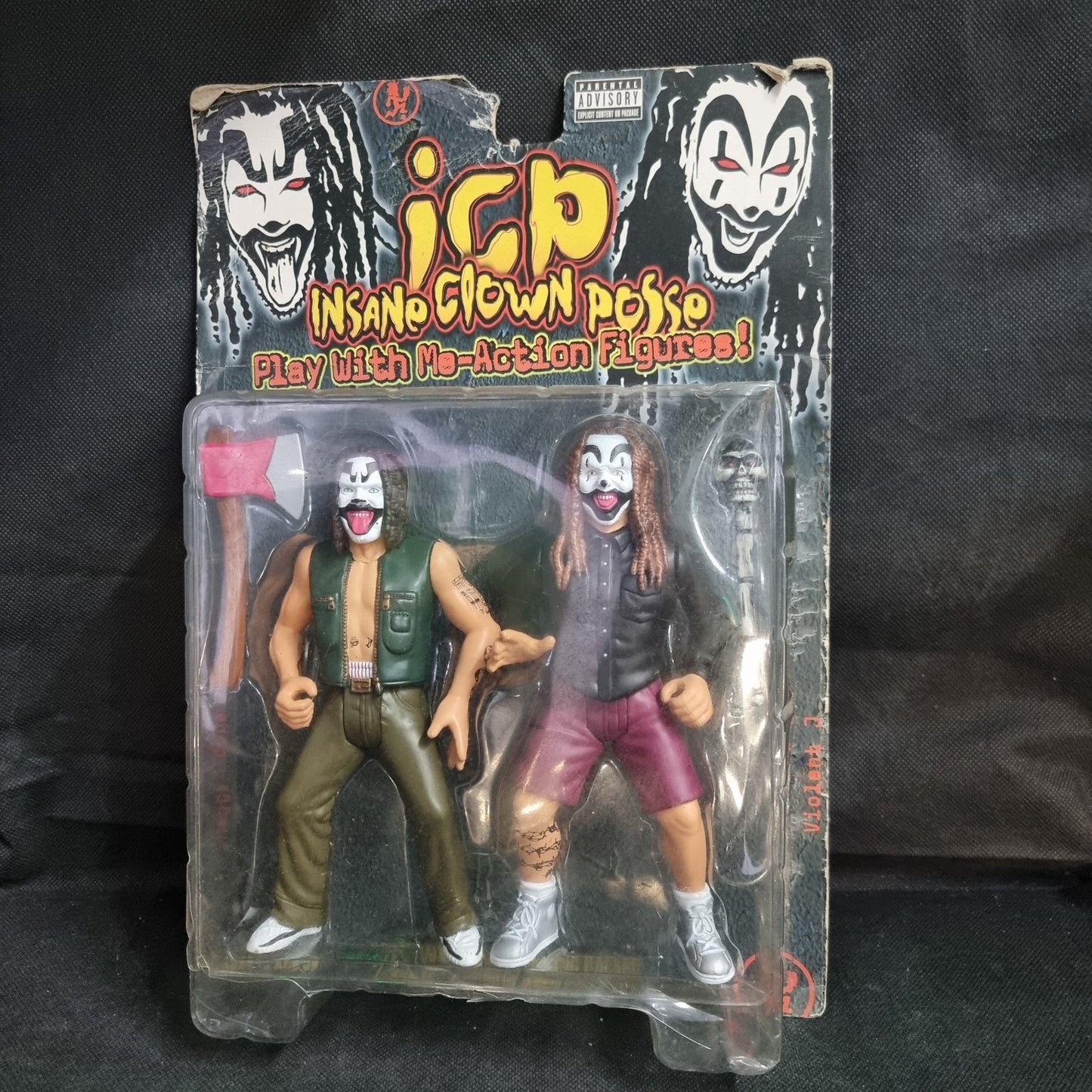 1999 Insane Clown Posse (ICP) Original Figures Shaggy Violent J Box 