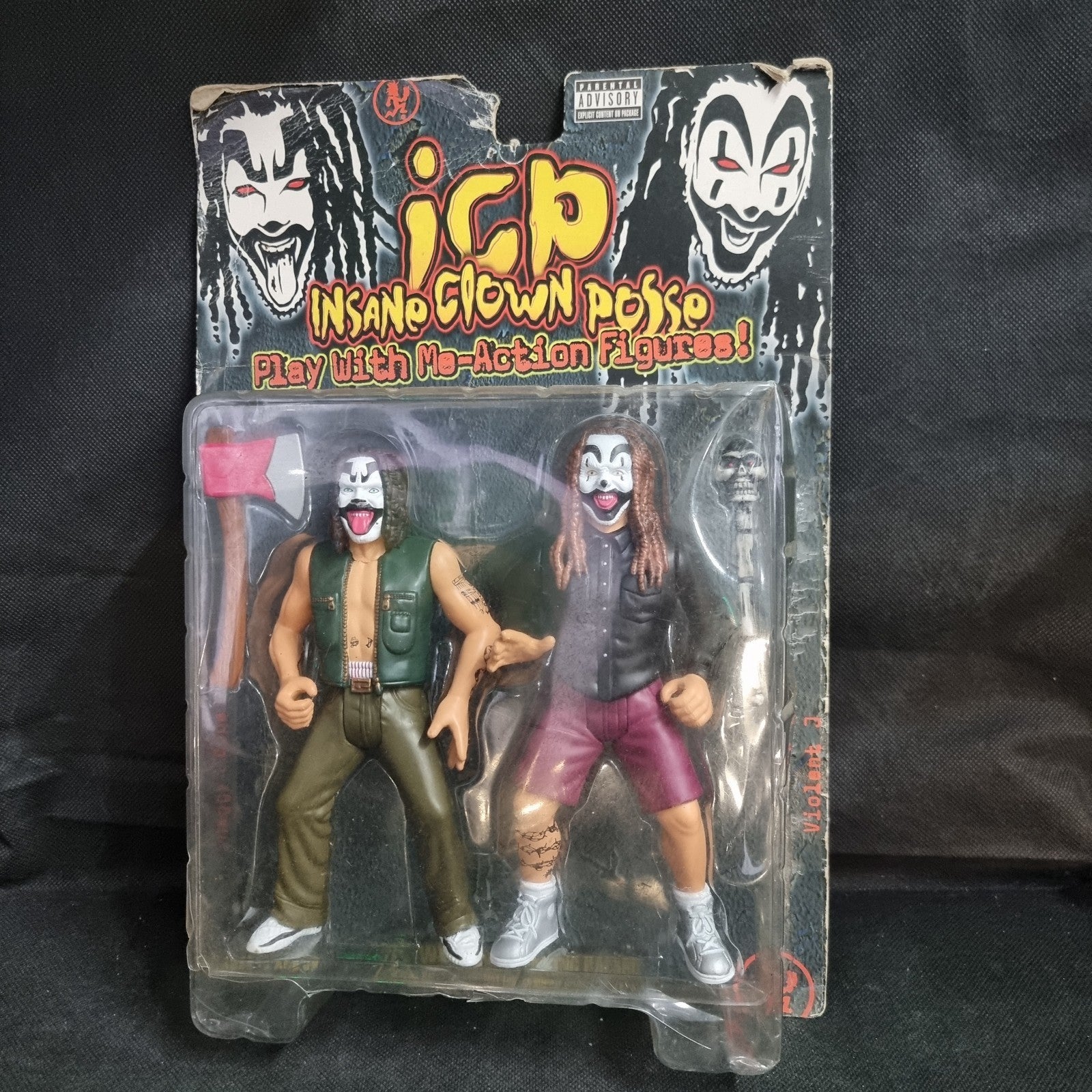1999 Insane Clown Posse (ICP) Original Figures Shaggy Violent J Box 