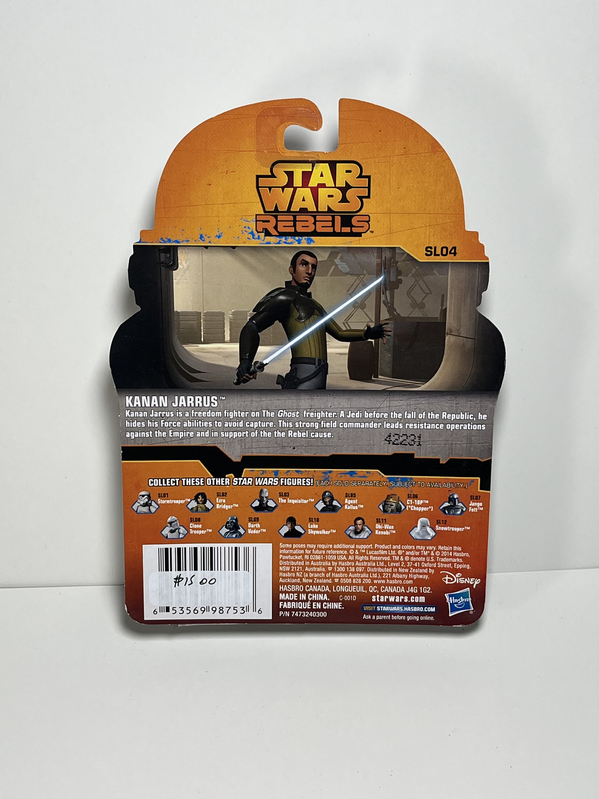 Kanan Jarrus SL04 Star Wars Rebels 3.75 Action Figure