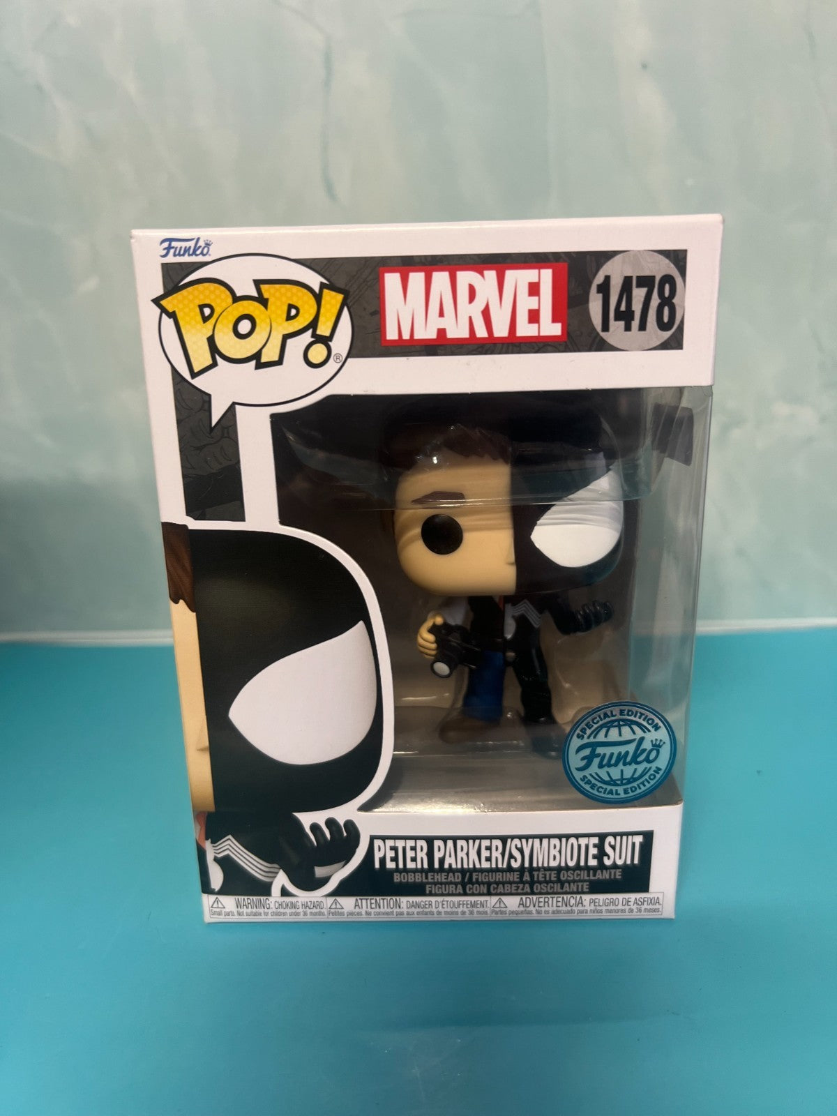 Funko Pop! Marvel Peter Parker Symbiote Suit Special Edition
