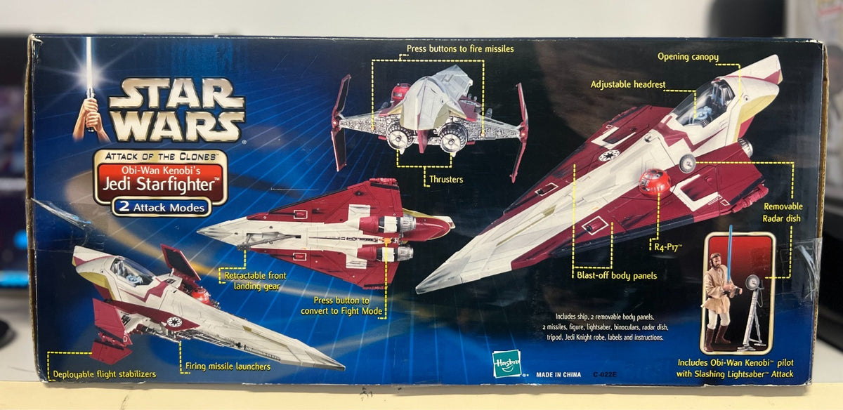 BRAND NEW Star Wars Obi-Wan Kenobi's Jedi Starfighter with Obi-Wan figure