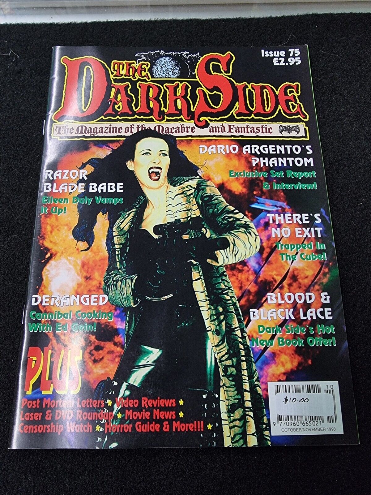 The Dark Side; The Magazine of the Macabre and Fantastic! Issue 75 October 1998!