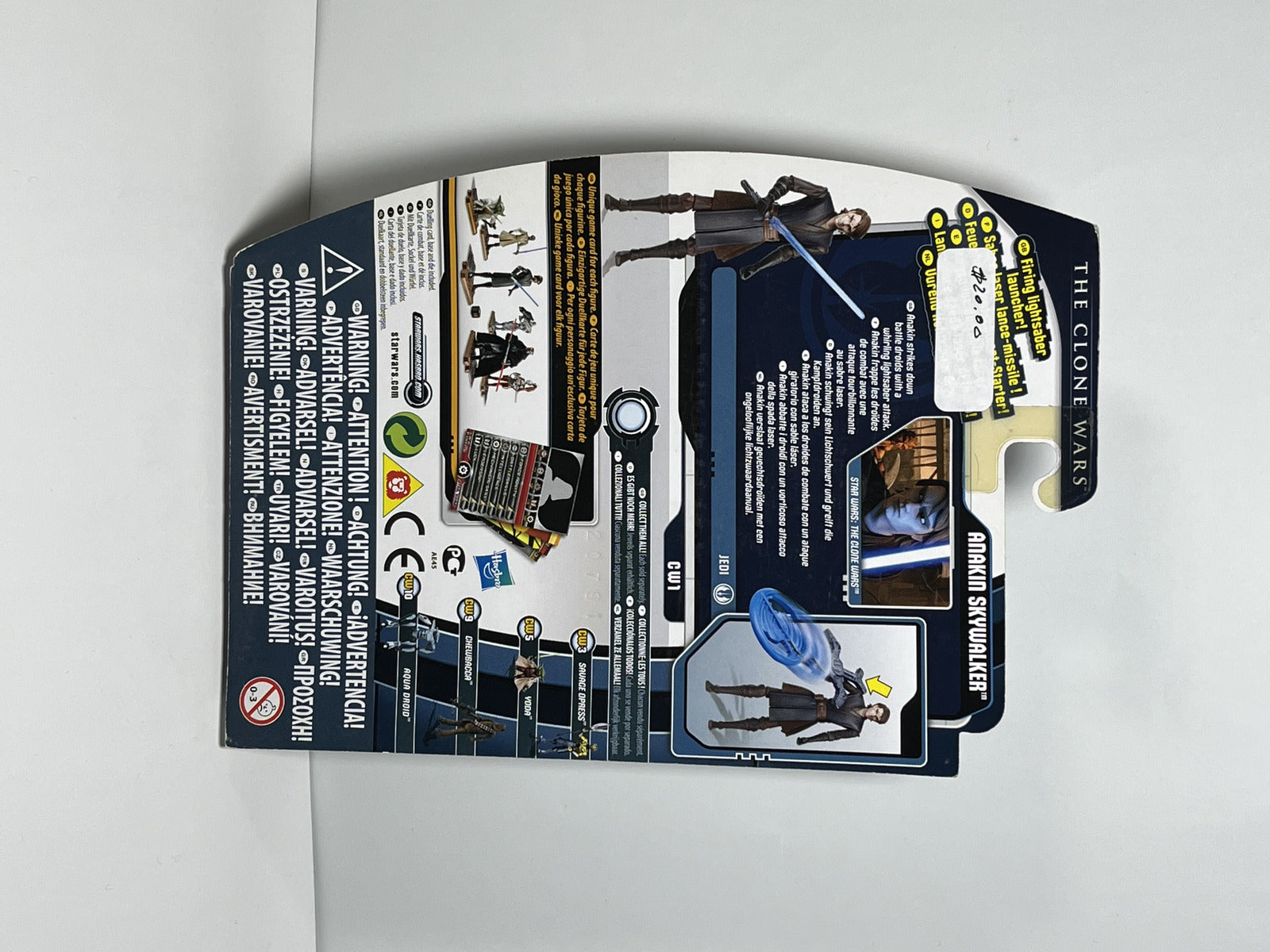 Anakin Skywalker CW1 Star Wars The Clone Wars 3.75 Action Figure