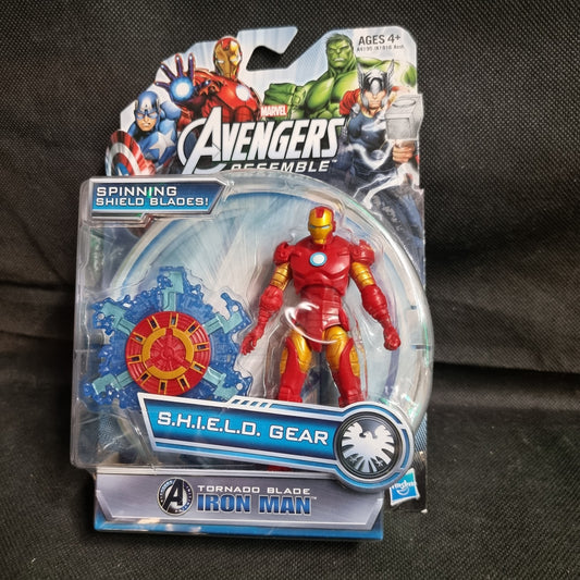 Marvel Avengers Assemble SHIELD Gear Tornado Blade Iron Man Action Figure