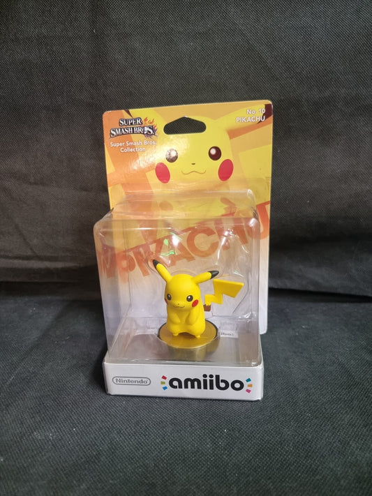 Pikachu Pokemon Amiibo Figure Smash Bros 1st Edition US Print Nintendo NEW 2014