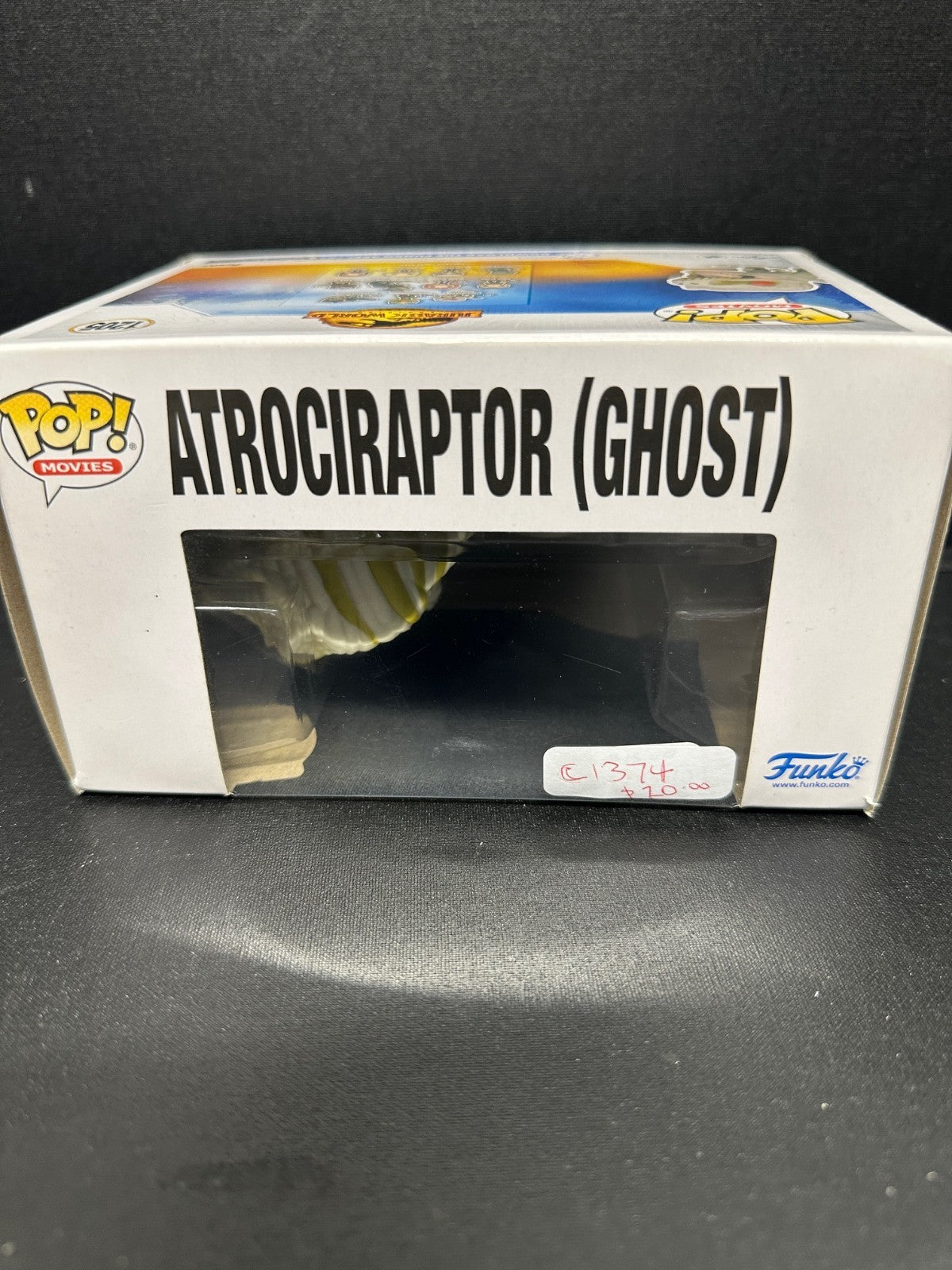 Funko Pop ATROCIRAPTOR GHOST Jurassic World Movie # 1205