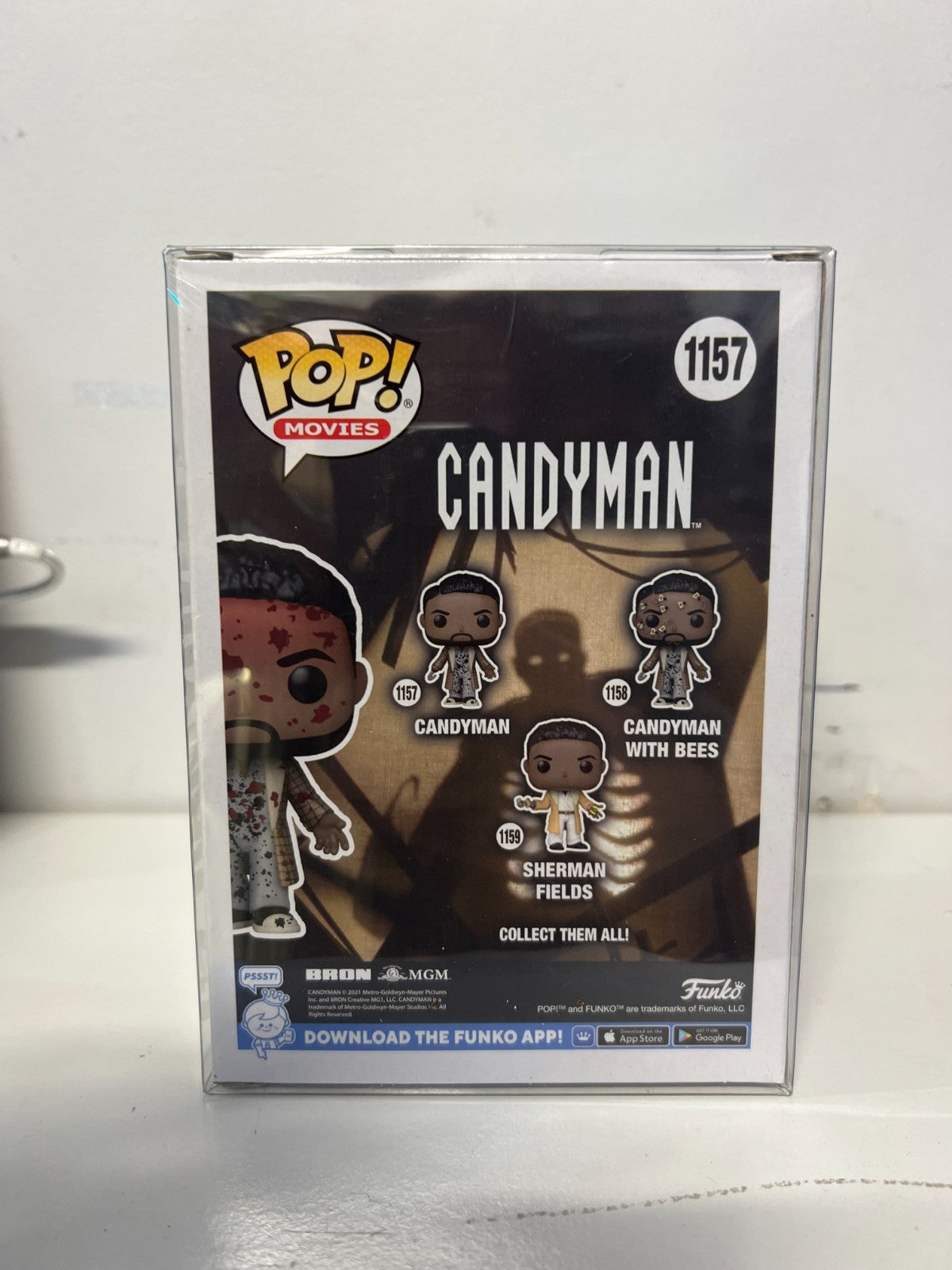 Funko POP! Movies: Candyman #1157 CHASE Limited Edition with protector