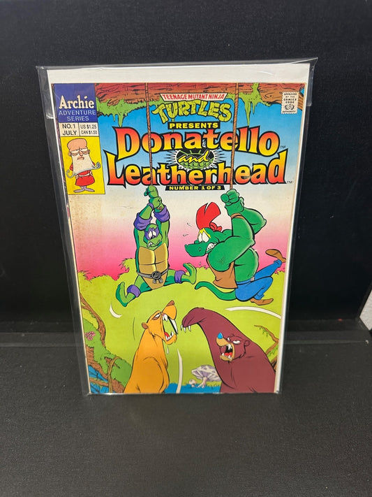 Teenage Mutant Ninja Turtles Presents Donatello and Leatherhead No. 1 July 1993