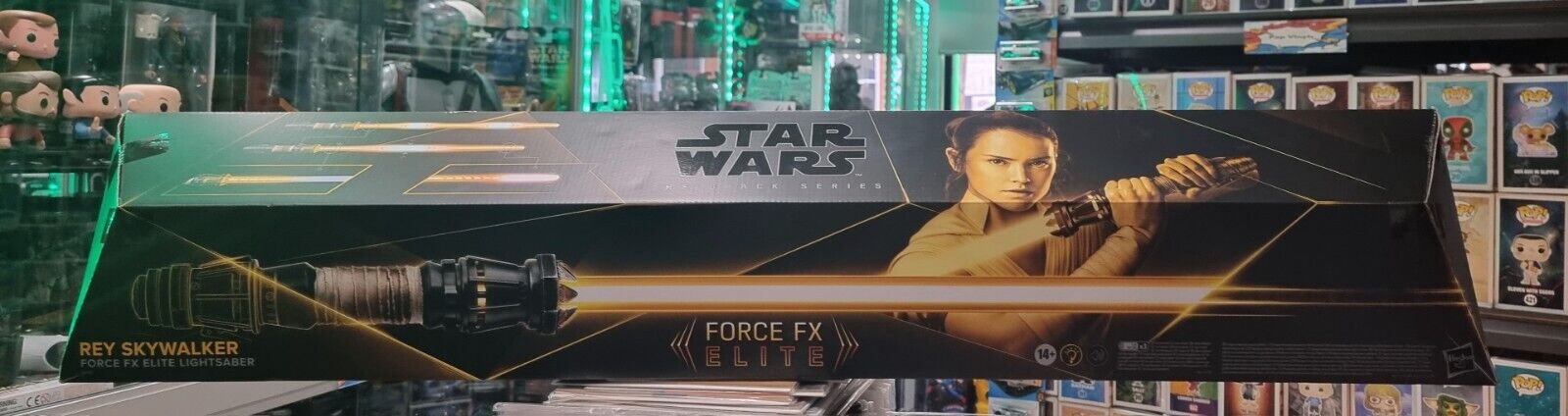 Star Wars Rey Skywalker Yellow Force FX Elite Lightsaber