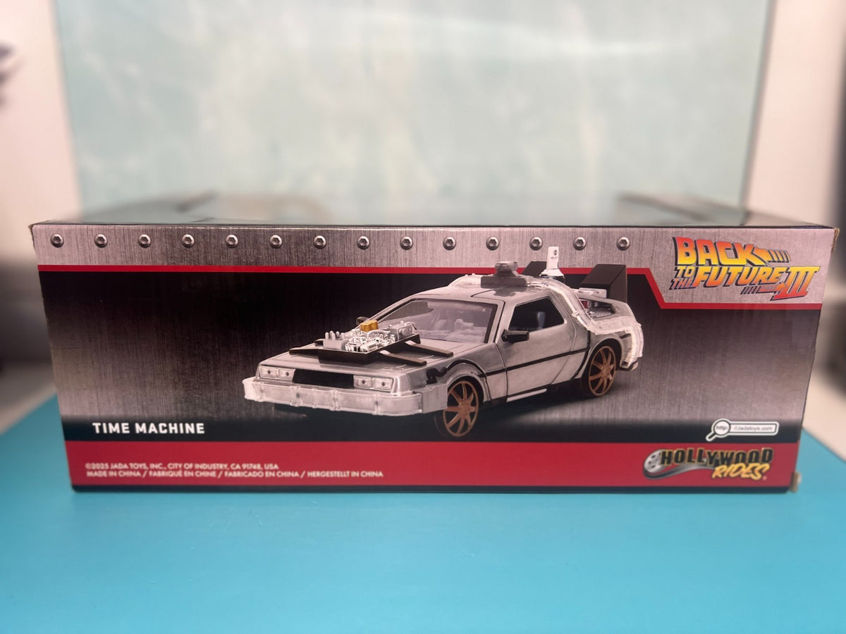 Back to the Future 2 DeLorean Time Machine 1:24 Scale Light Up Model Car