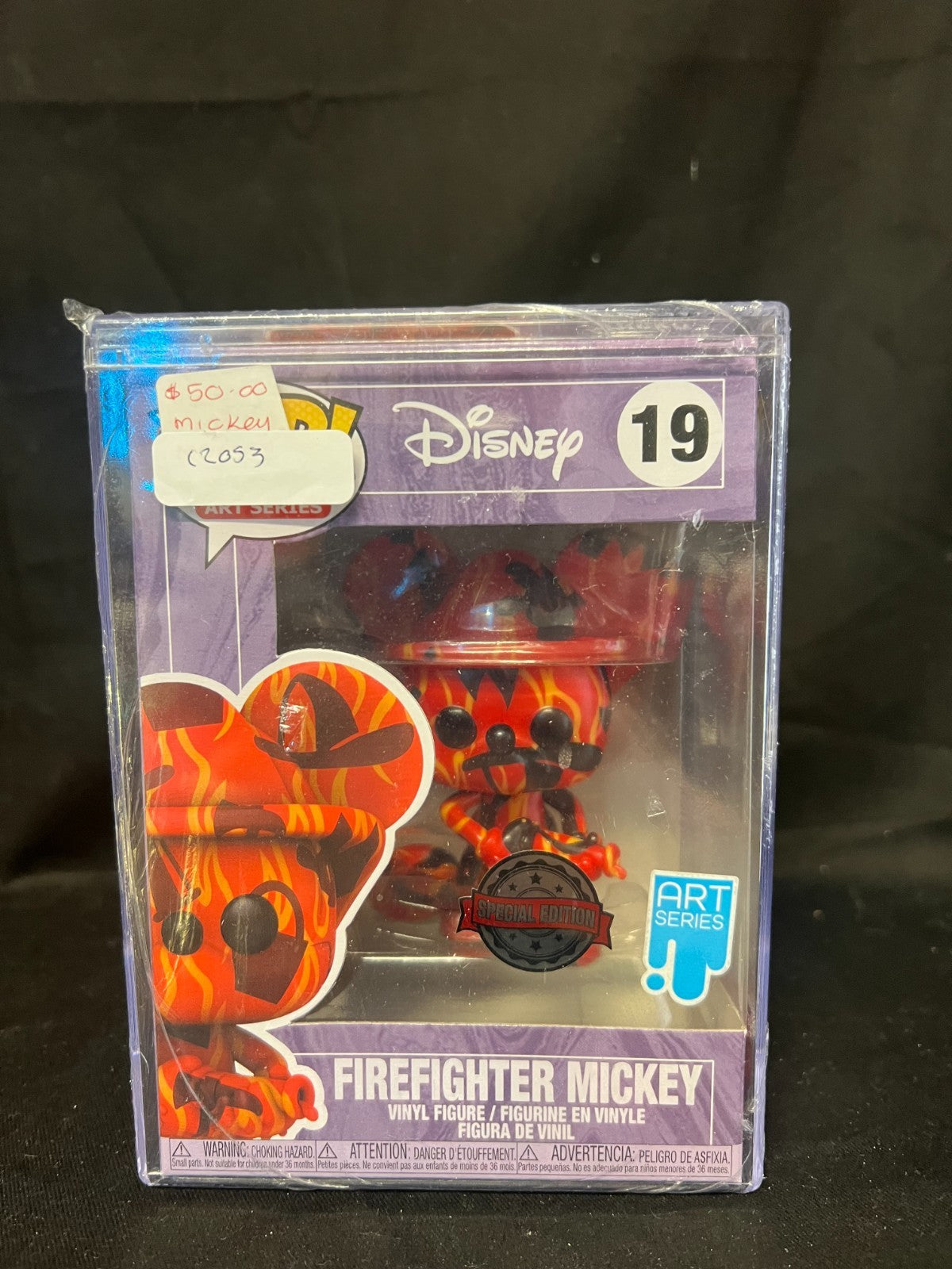 Funko Pop! Art Series Disney Firefighter Mickey Vinyl Figure #19
