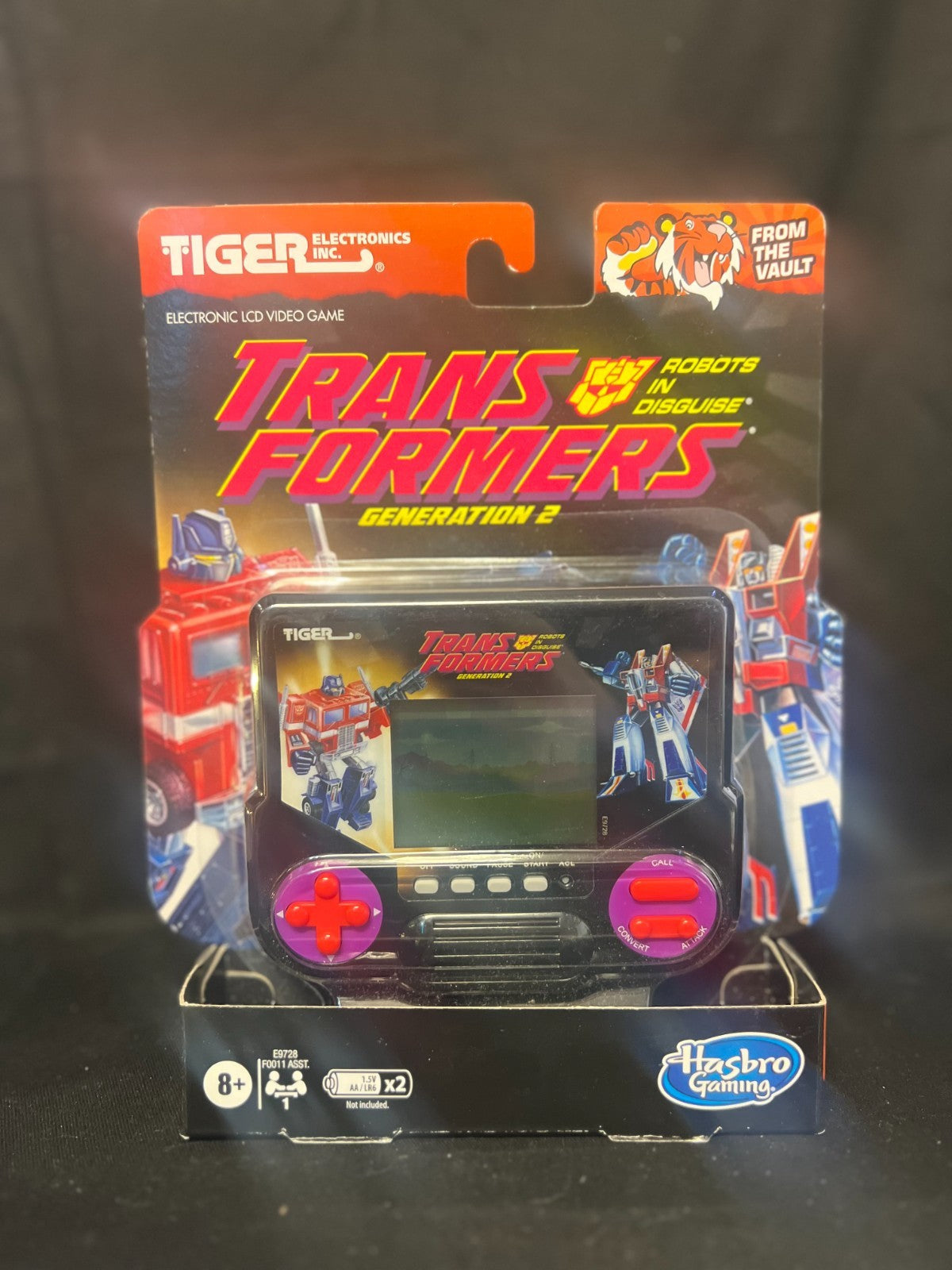 2020 Tiger Electronics TRANSFORMERS GENERATION 2 RID Hasbro Gaming New