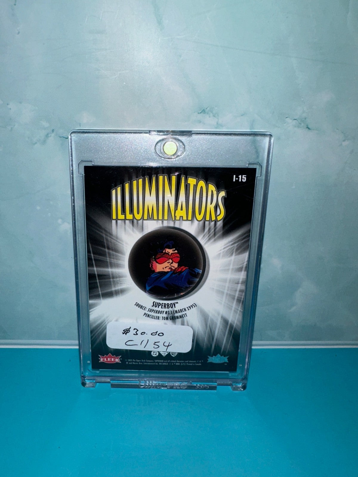 Superboy 2025 Fleer Brilliants Superman ILLUMINATORS SP #I-15