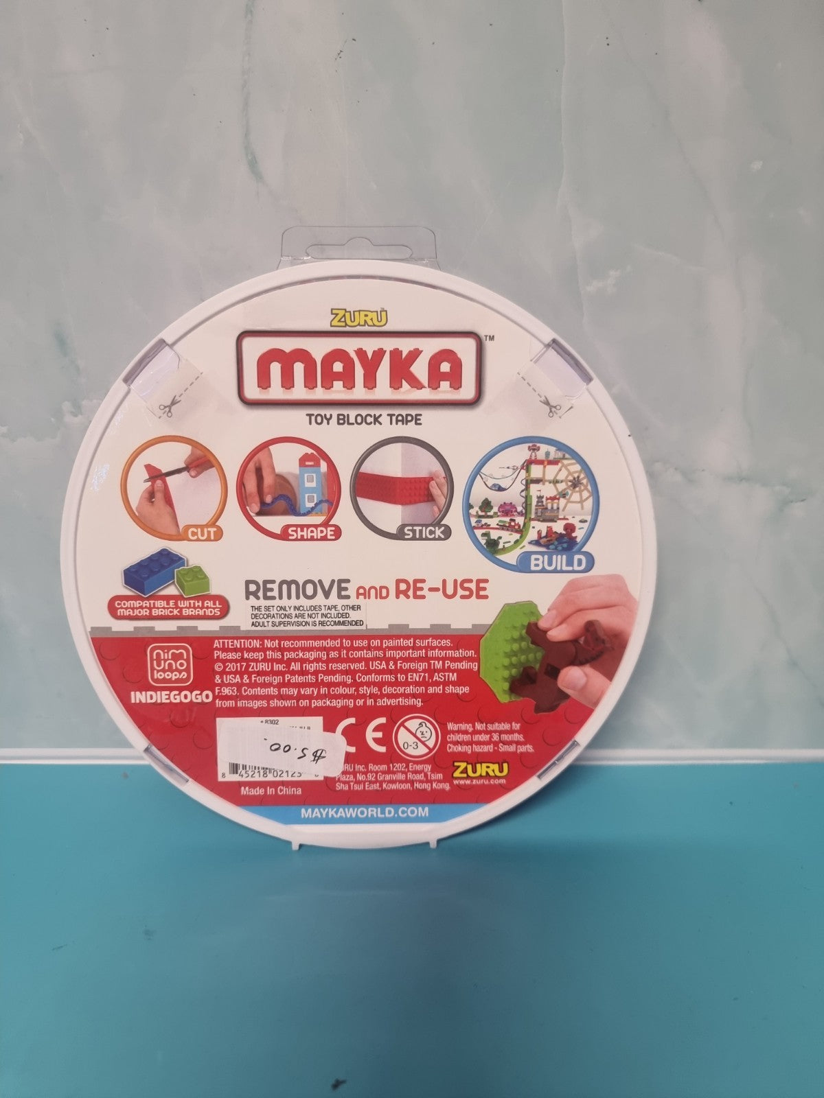 Zuru Mayka Toy Block Tape (2 meters, 6.5 feet)