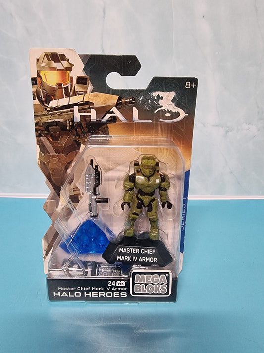 Mega Bloks Halo Heroes Master Chief Mark IV Armor Series 1 Figure