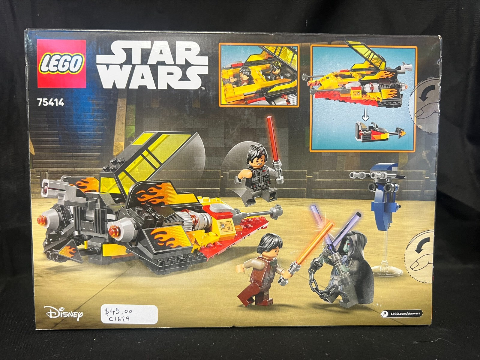 LEGO Star Wars Force Burner Snowspeeder 75414 Rebuild Galaxy Speeder Bike 349Pcs