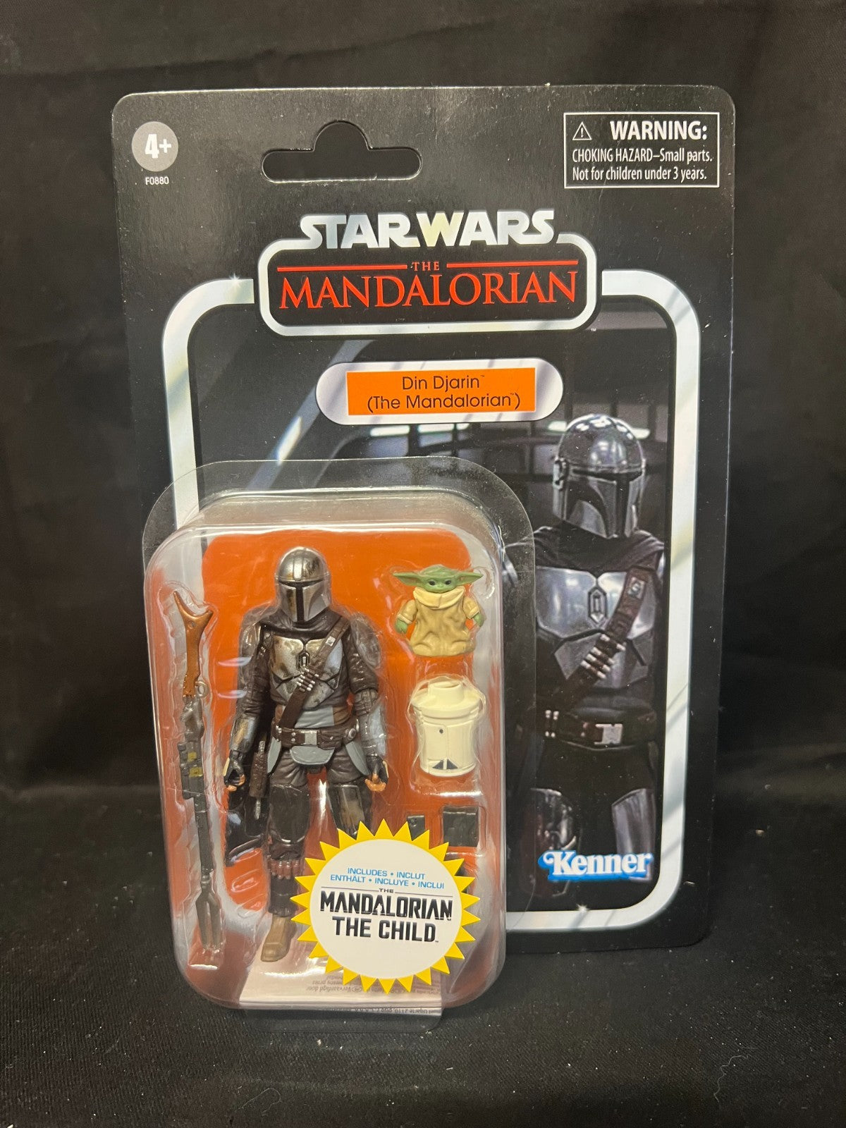 Kenner Star Wars The Mandalorian Din Djarin with Child Figures 3.75 inch New!