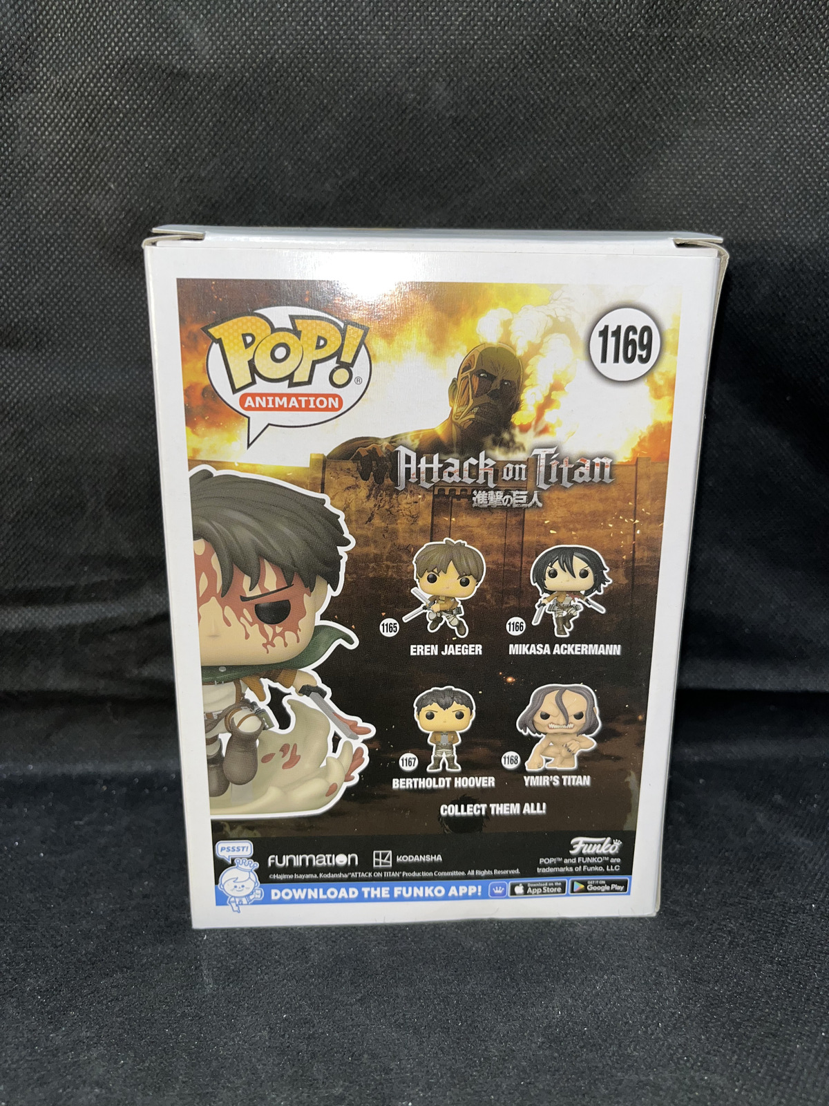 Funko POP! Attack On Titan Battle Levi #1169