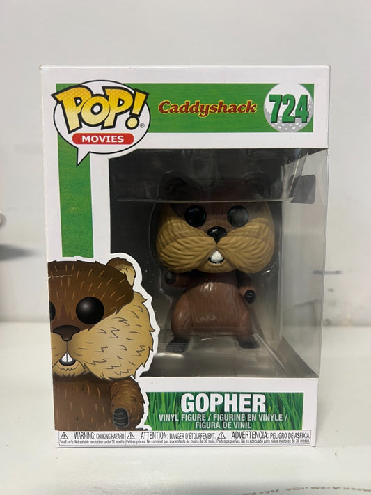 Funko Pop! Vinyl: Gopher From Caddy Shack #724 (Near Perfect Condition)