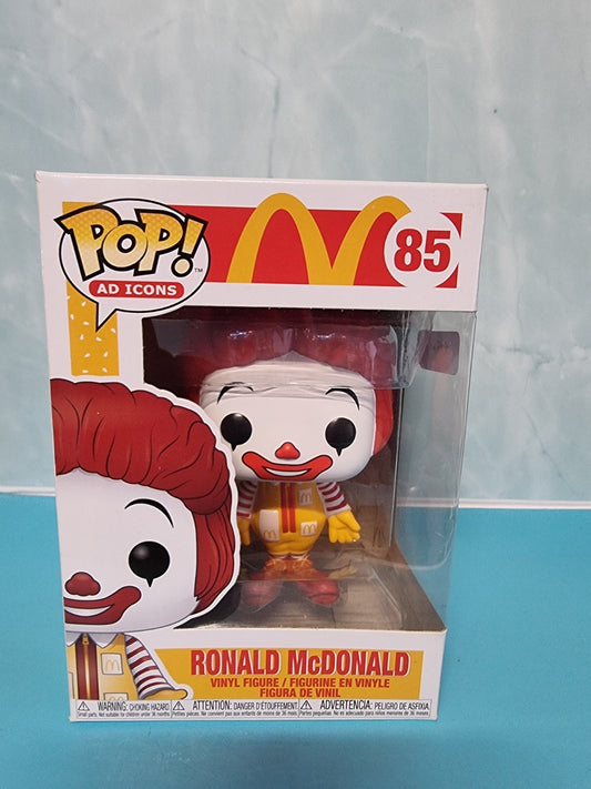 McDonald's Ronald McDonald Funko Pop #85 Ad Icons Vinyl Figure