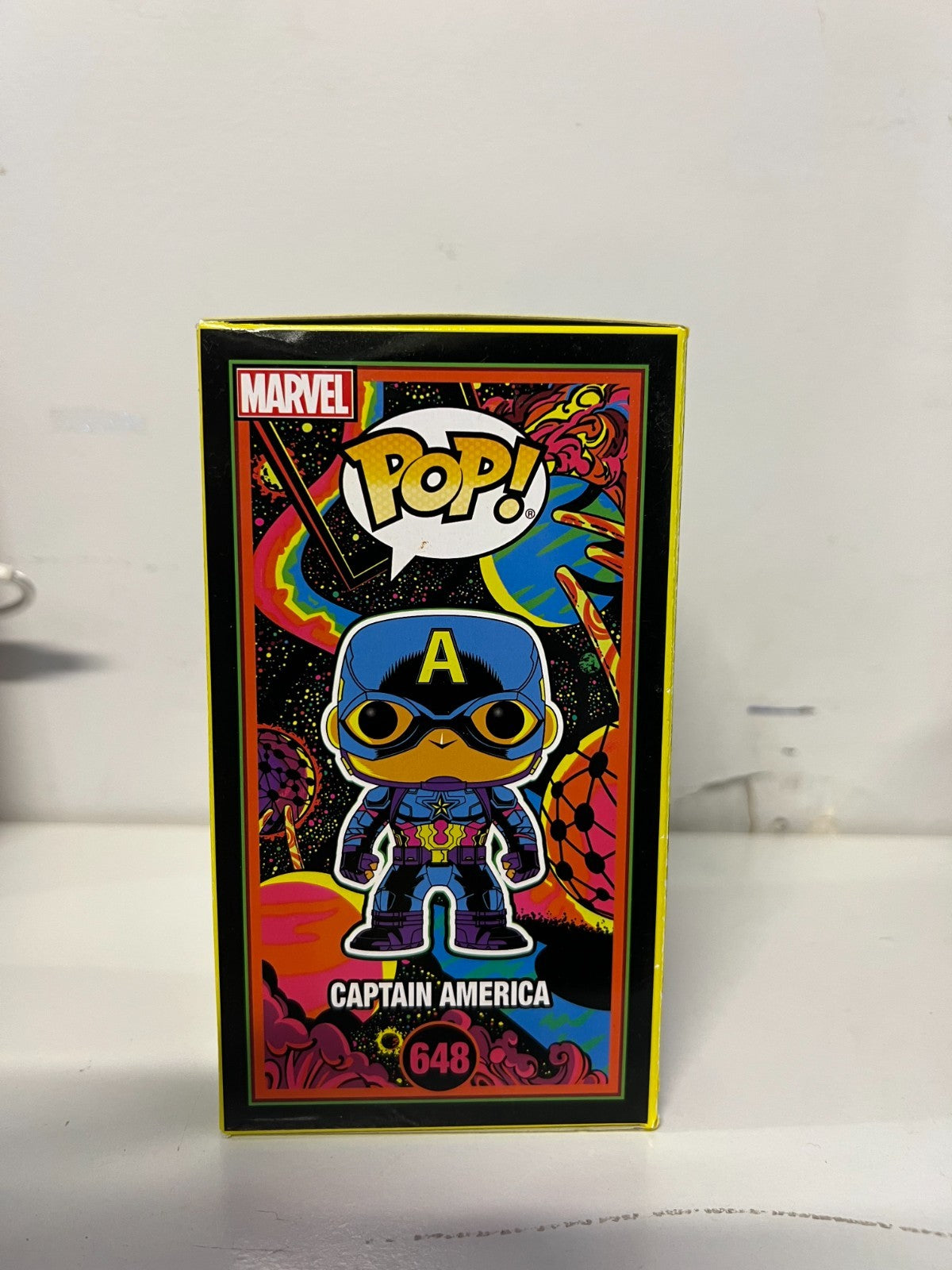 Captain America #648 Marvel Black Light Vinyl Figure Funko Pop Vinyl