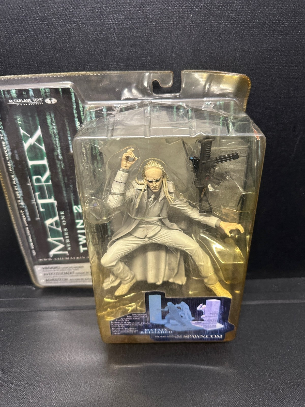 The Matrix McFarlane Toys Series Two Twin 2 Action Figure Damaged Package
