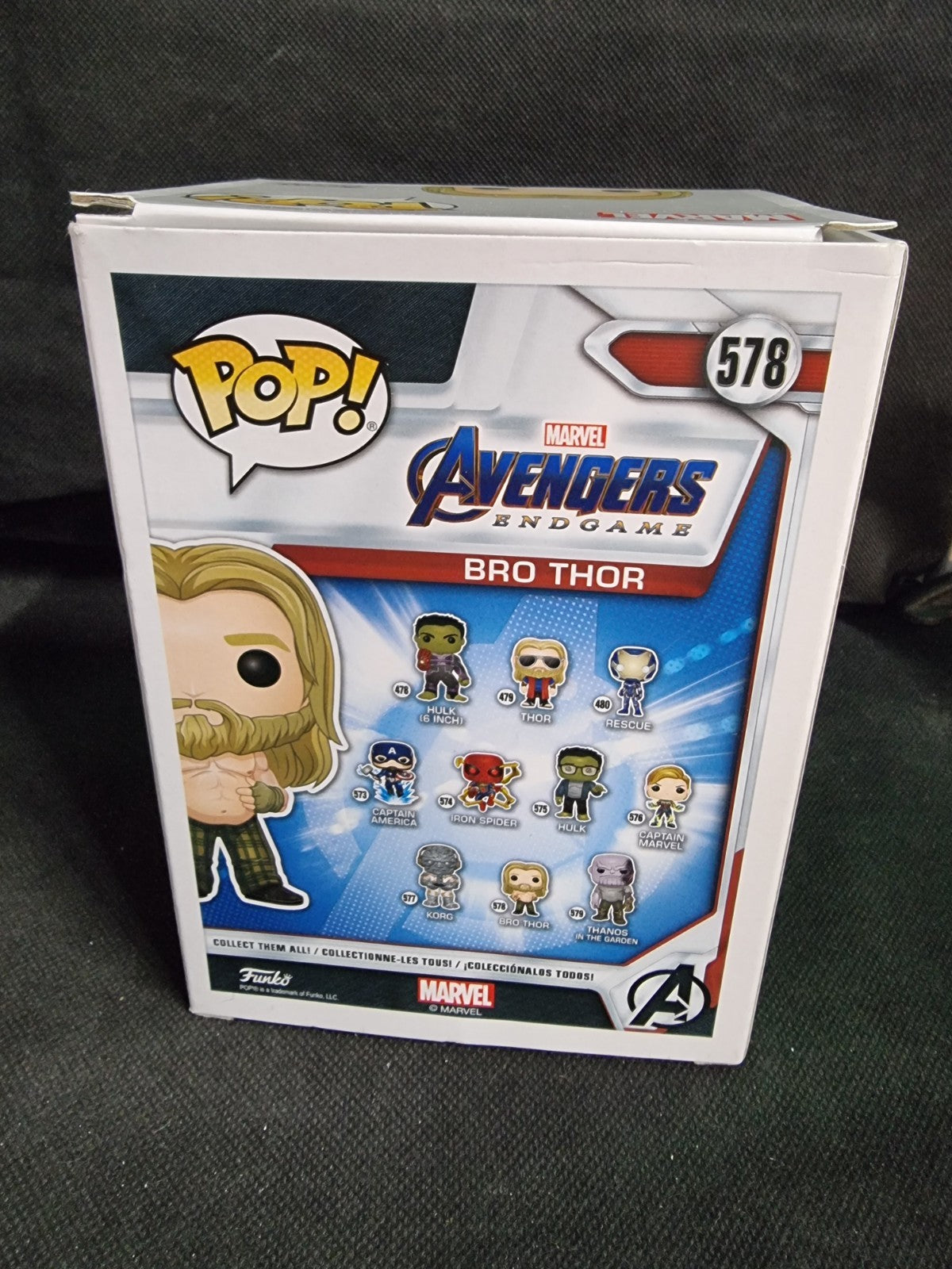 Funko Pop Marvel AVENGERS ENDGAME  Bro Thor #578