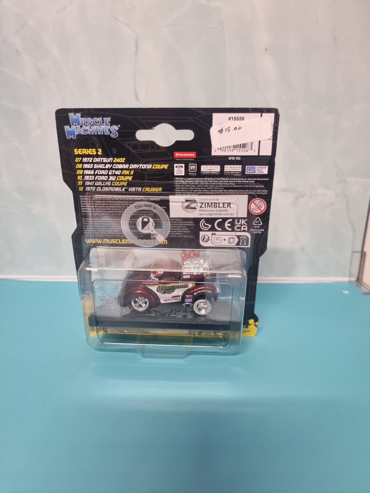 MAISTO MUSCLE MACHINES SERIES 2 #11 - 1941 WILLYS COUPE