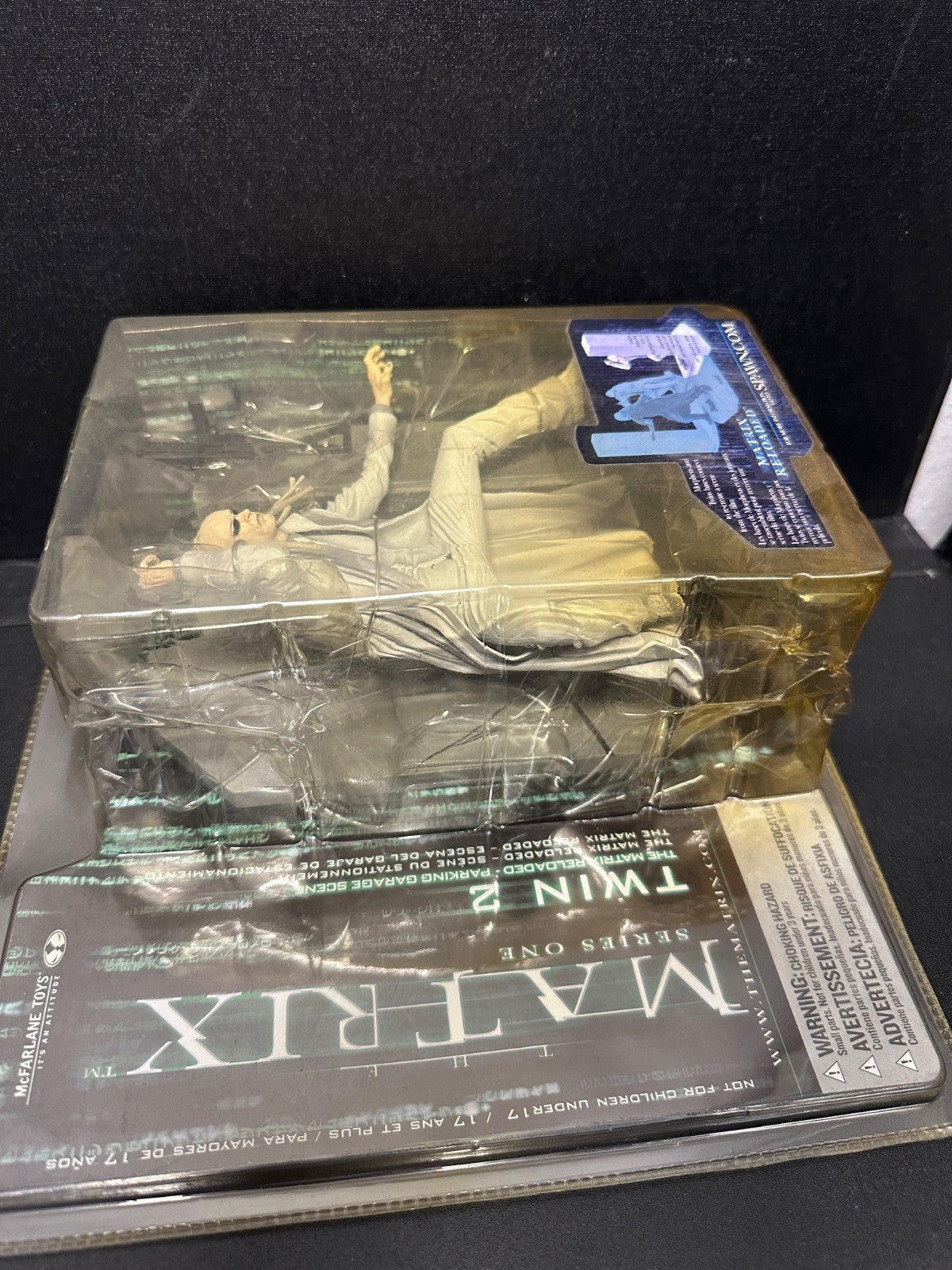 The Matrix McFarlane Toys Series Two Twin 2 Action Figure Damaged Package