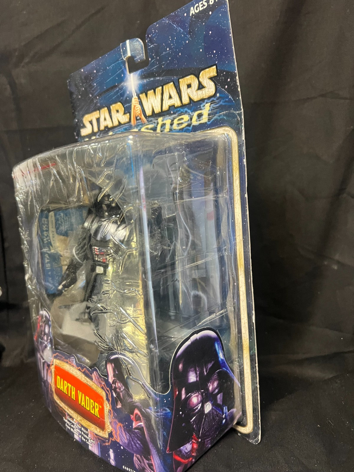Star Wars Unleashed Darth Vader Figure with Trading Card 2002 Mattel 84897