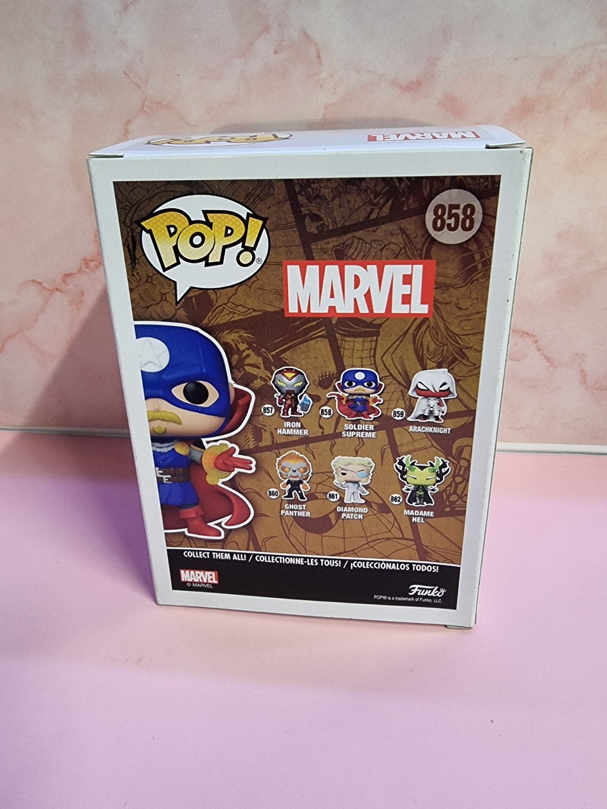 MARVEL INFINITY WARPS SOLDIER SUPREME FUNKO POP VINYL FIGURE #858
