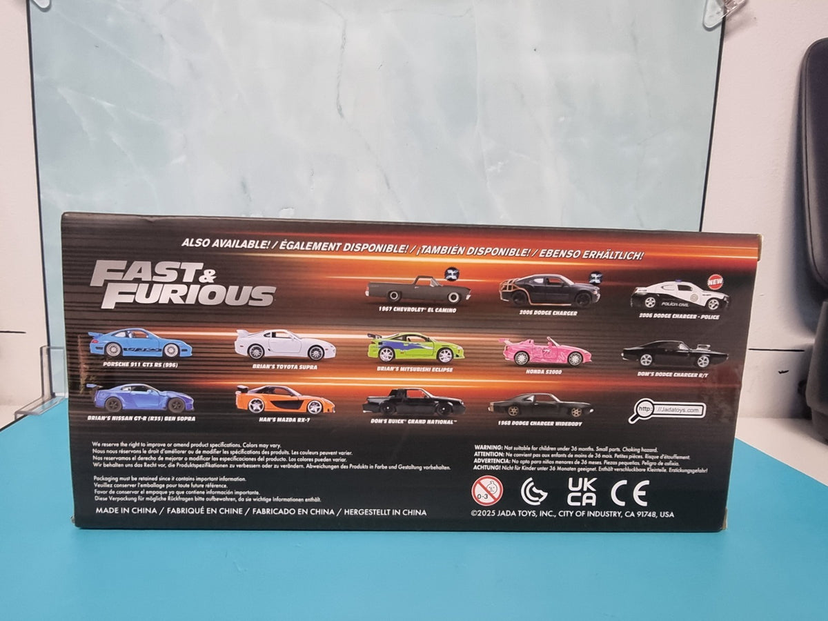 BRIAN'S MITSUBISHI ECLIPSE RED REMIX FAST & FURIOUS 1/24 DIECAST BY JADA