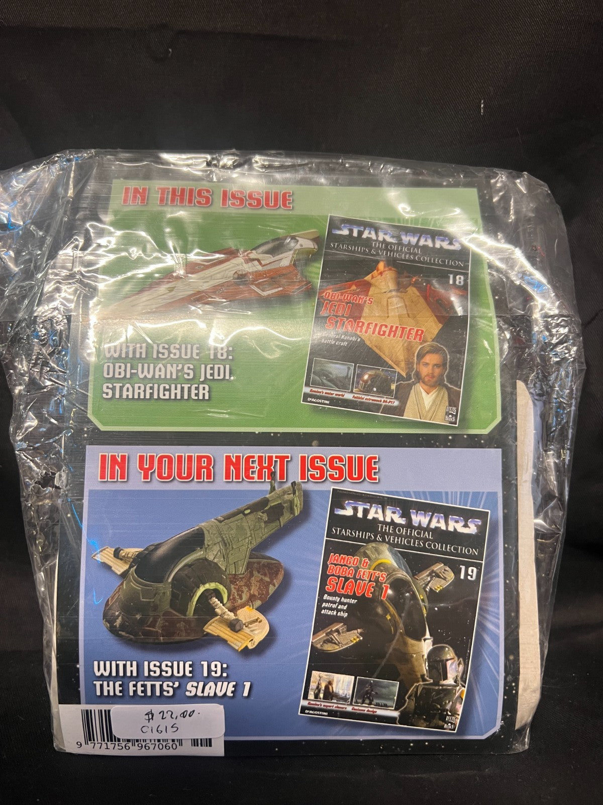 Deagostini Star Wars Starships #18 Obi-Wan's Jedi Starfighter + Magazine