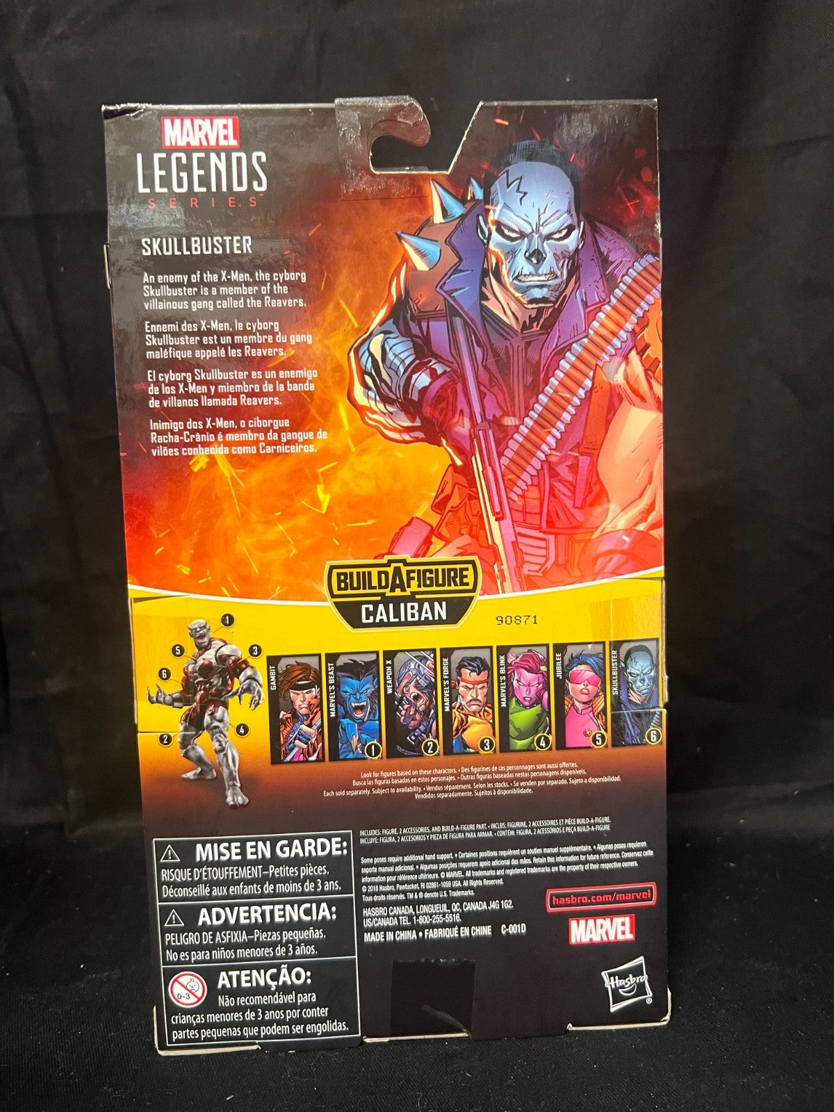 X-Men Marvel Legends Caliban Series Skullbuster Action Figure
