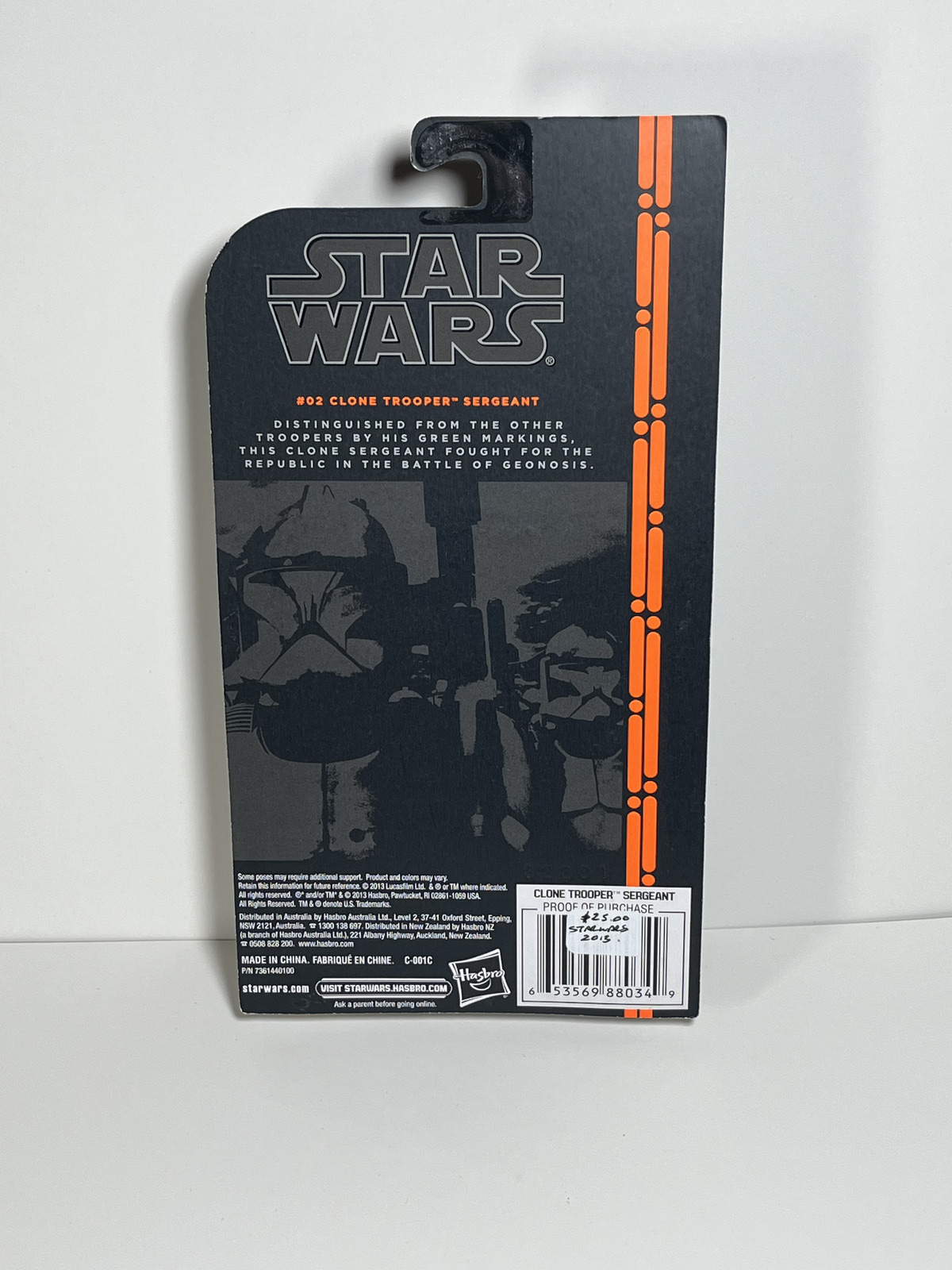 Clone Trooper Sergeant Star Wars The Black Series 3.75 Action Figure #02