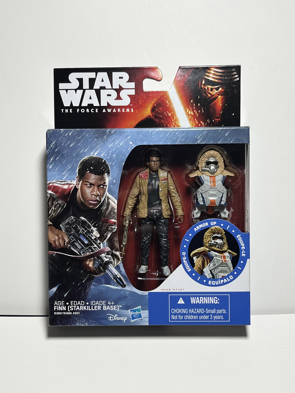 Finn (Starkiller Base) Armor Up Star Wars The Force Awakens 3.75 Action Figure