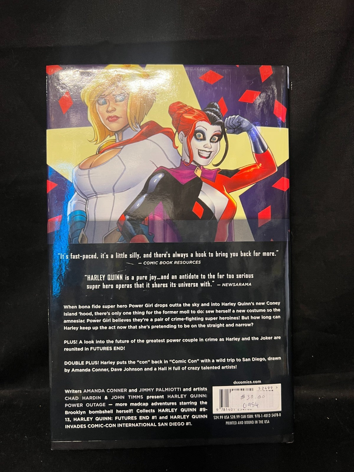 The New 52 Harley Quinn Volume 2 - Power Outage Hardcover Comic