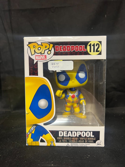 Marvel Funko Pop - Yellow Deadpool (Thumbs Up) - Deadpool - No. 112