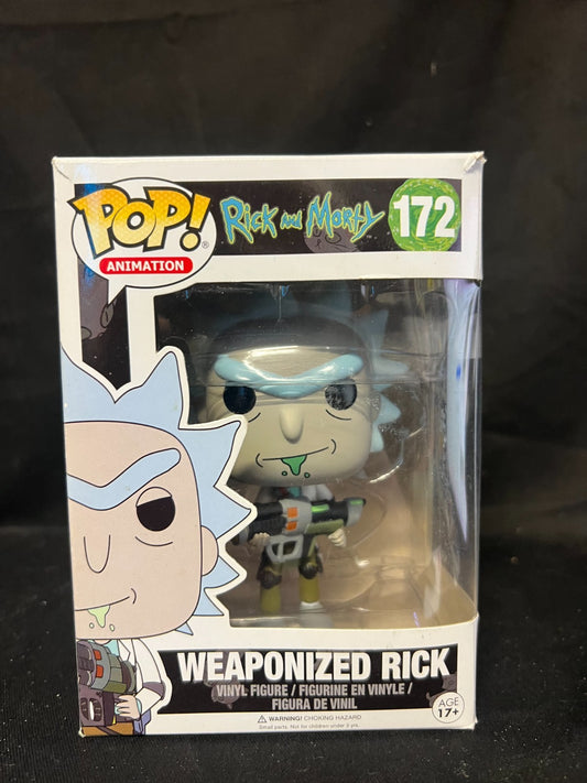 Funko POP! Animation Rick And Morty Weaponized Rick #172 - Vinyl Collectable