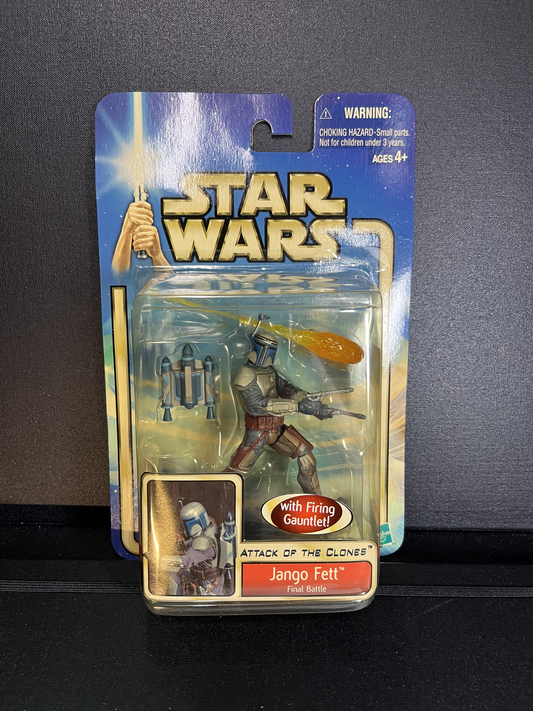 Jango Fett Final Battle Star Wars AOTC Carded 3.75 Action Figure