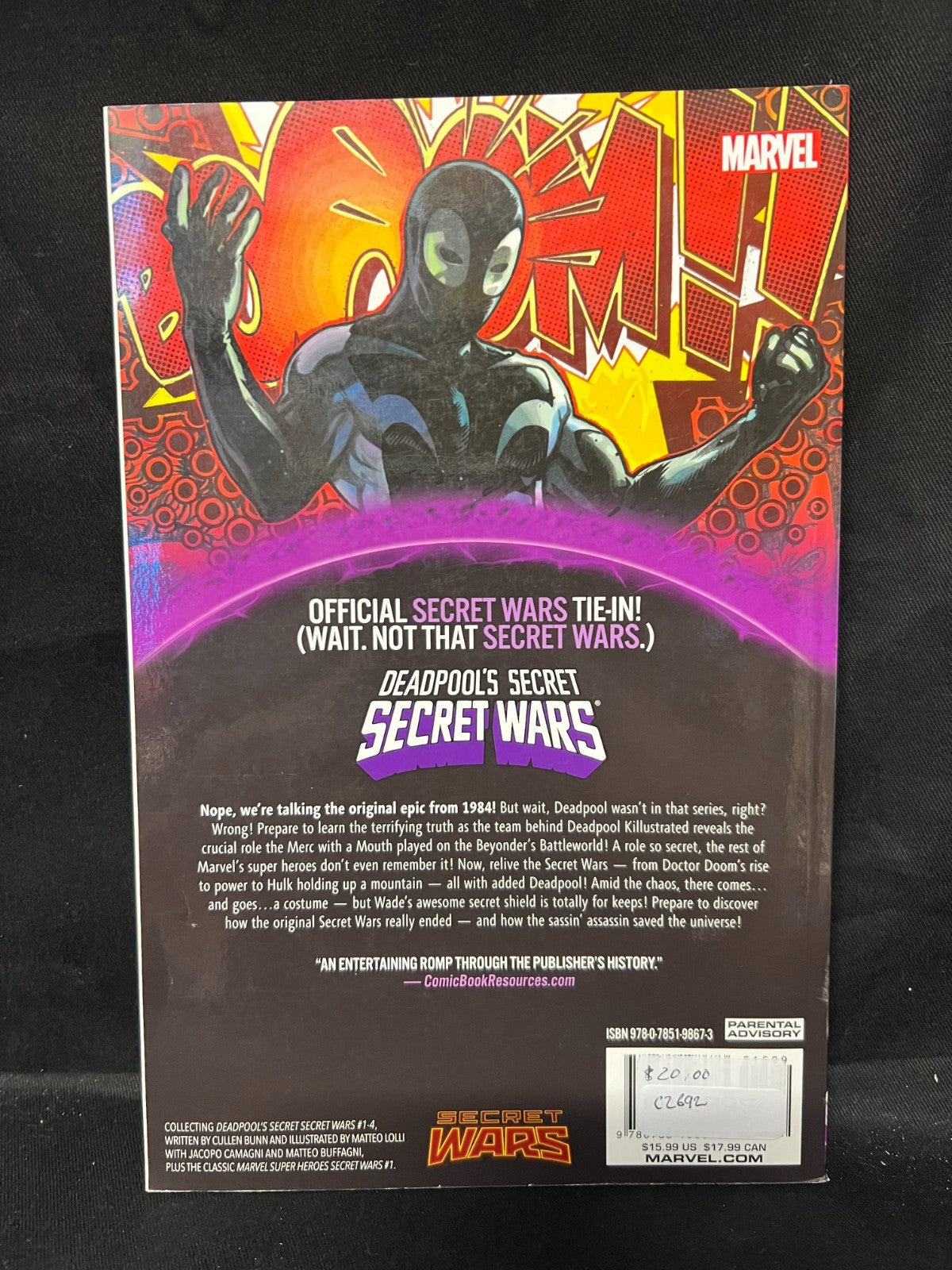 Deadpool Secret Secret Wars Warzones Graphic Novel Marvel Superhero Brand New