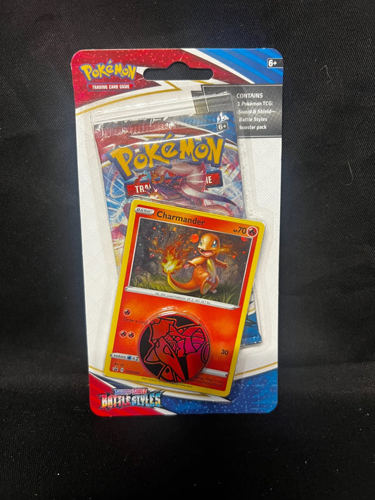 Battle Styles Pokemon Blister booster Pack Charmander Promo