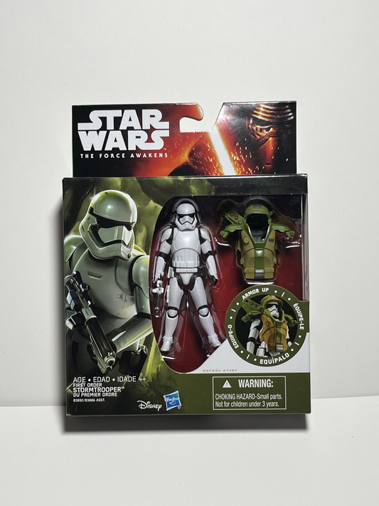 Stormtrooper First Order Armor Up Star Wars The Force Awakens 3.75 Action Figure