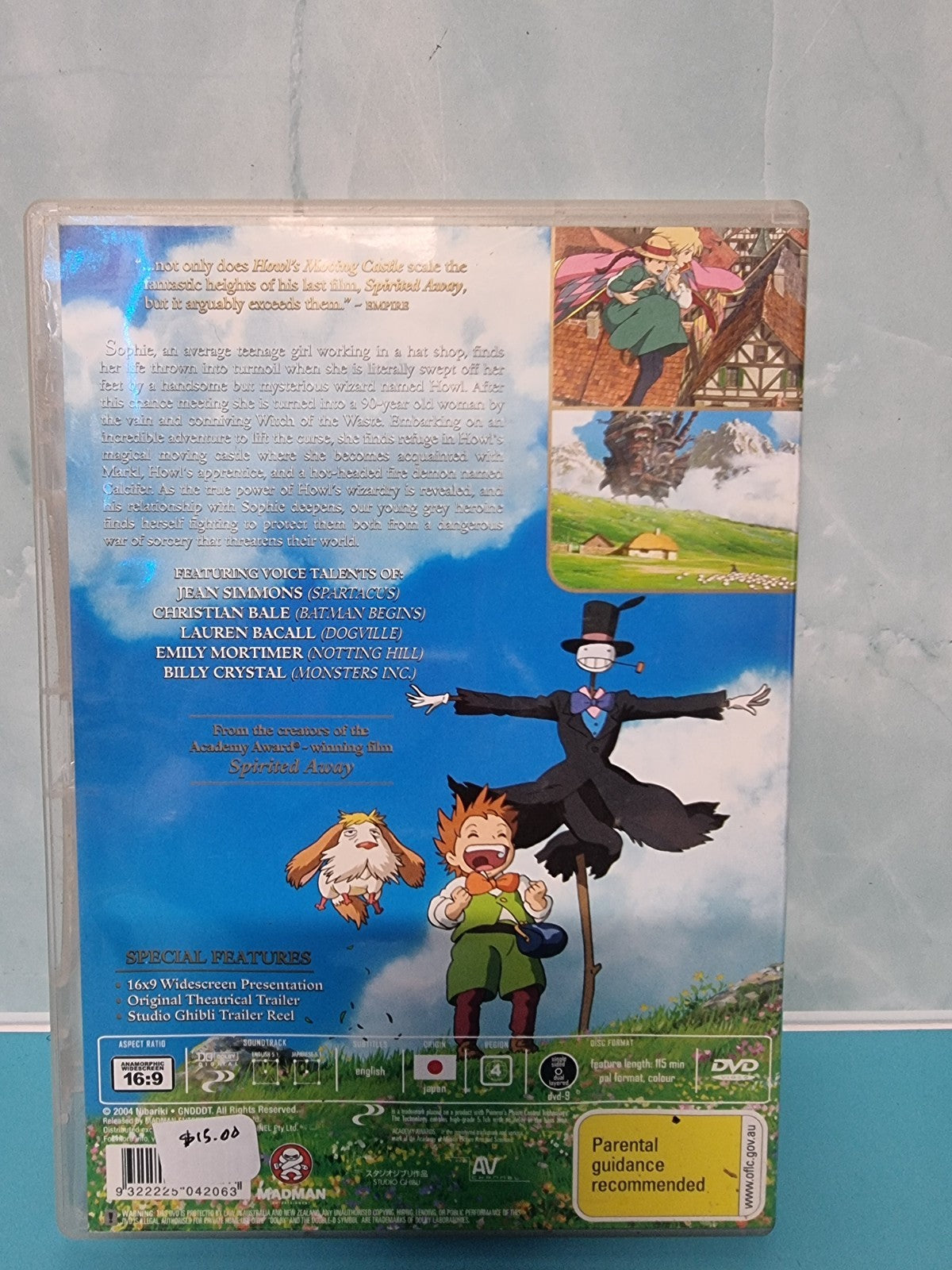 Howls Moving Castle: Studio Ghibli collection (Dvd, Region 4 PAL)
